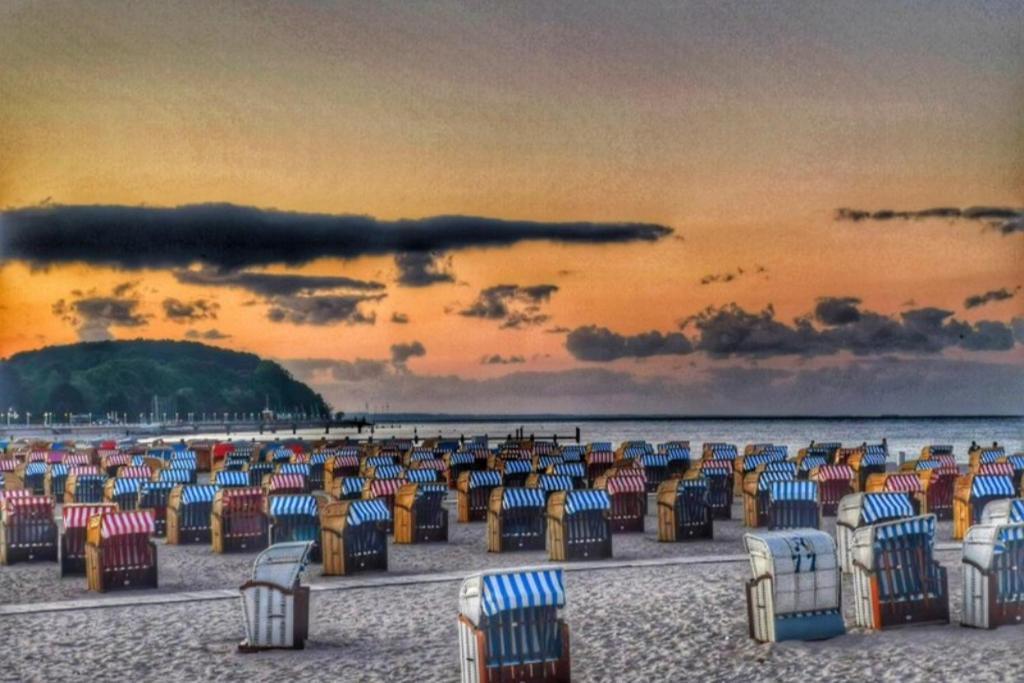 Obj 84 Meerblick Fewo Fuer 2 Bis 3 Personen Strandnah, Wlan Lubeck Bagian luar foto