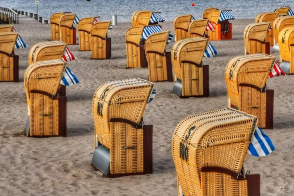 Obj 84 Meerblick Fewo Fuer 2 Bis 3 Personen Strandnah, Wlan Lubeck Bagian luar foto